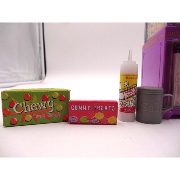 American Girl Doll Truly Me Popcorn Machine Set Lights Popping Sound with Access - Picture 4 of 16